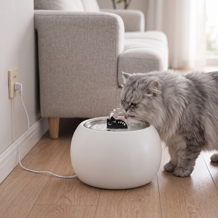H&Paws™ Ceramic Cat Water Fountain