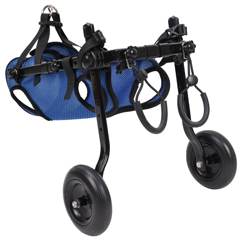 Padded chest and belly support of the H&Paws dog wheelchair
