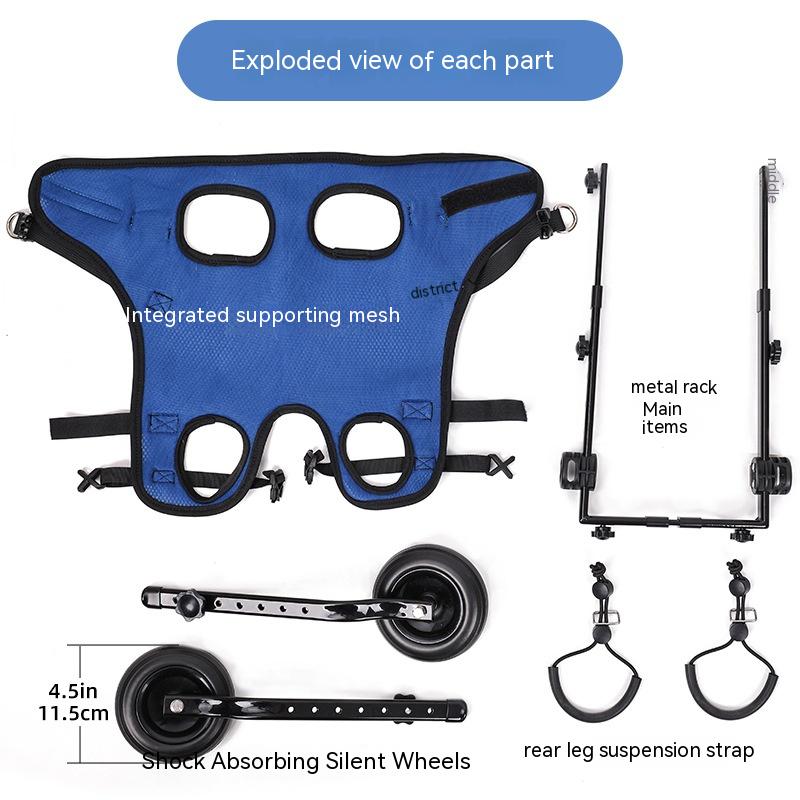 Dog wheelchair harness detail